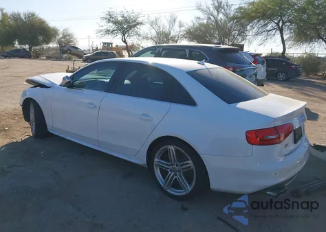 2013 Audi S4 3.0T Premium Plus from USA, damaged, VIN WAUBGAFL6DA104341